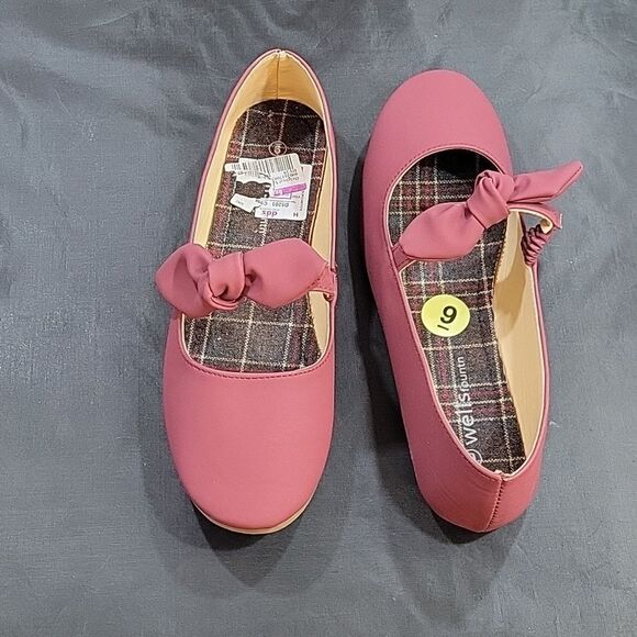 BRAND NEW WELLSFOUNTN COMFORT ROUND TOE SLIP-ON WOMEN"S BOWNOT WOMEN'S FLAT SHOE - Picture 5 of 13